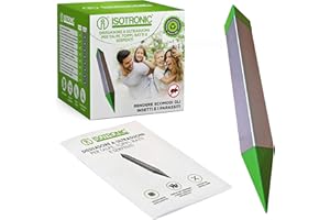 ISOTRONIC Dissuasore per talpe a batteria contro animali da suolo come talpe, arvicole, formiche, serpenti e molto altro ancora. Spacciapalpe con vibrazioni