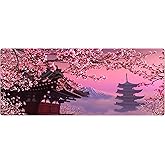 Porge Gamer Mouse Pad 70x30 Mouse Pad XL Large Player Pink Mousepad (Pink Toji, 70x30 cm 3mm thickness)