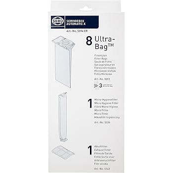 Reliapart 10 Sacchetti Carta Per Aspirapolvere Sebo – Compatibili Con Serie X, C, Sensor, Airbelt, Automatic, Extra, XP (Ref. 25486) - 2