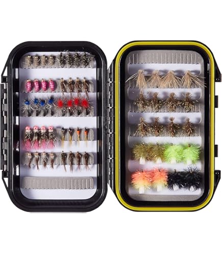 Tre (3) Mosche Mop Mop Mottled - Mosche Per La Pesca A Mosca - Foto 5