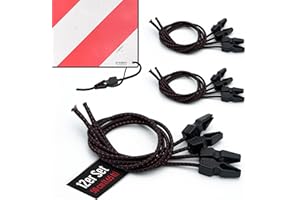 ‎MAGMA MAGMA Packung mit 12 elastischen Spannern 50 cm, Transportroken für V20 Magma, Fahrradträger, Ösen, Markisen, Planen, Pool, Camping, elastische Seile, verstellbare Länge