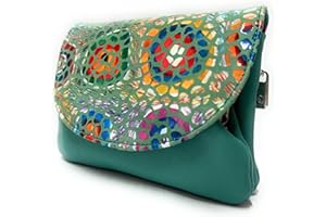 LUGUPELL Monedero de Piel Gaudi N428 (Esmeralda)