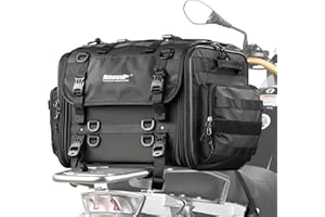 ‎RHINOWALK Rhinowalk Motorrad Sitztaschen 40-60L Wasserdicht Motor Rücksitztasche Gepäcktasche Hecktasche Erweiterbar Satteltasche Reisetasche
