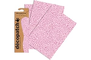 Decopatch Papier No. 533 (pink Giraffe, 395 x 298 mm) 3er Pack
