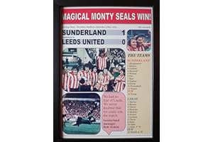 Sports Prints UK Sunderland 1 Leeds United 0-1973 FA Cup final - framed print