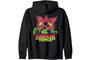 Stranger Things Neon Demogorgon Sweat à Capuche