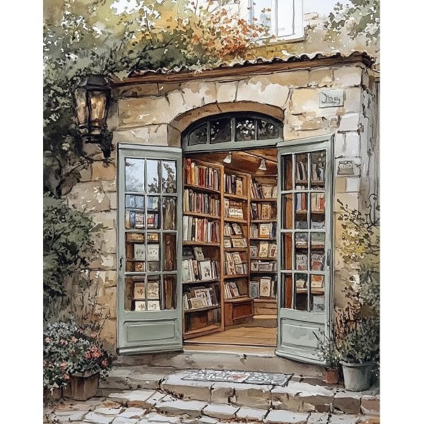 Peinture par numéros - YEESAM ART - Île Mer Maison - 40 x 50 cm - Acrylique - DIY facile