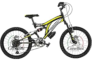BICICLETTE CANELLINI Bicicletta Bambino MTB FULL SUSPENSION 20 COLORADO - Ruote 20"
