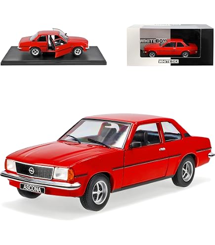 Whitebox WB124072 kompatibel mit Opel Ascona B, rot, 1:24