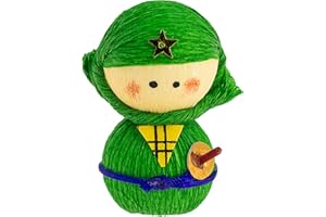 Tierra Zen KP2106 – Culbuto okiagari Ninja, 4.5 x 3 x 4 cm, Multicolore