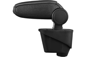 LP Trade Bracciolo centrale per C3 II 2 | Accessorio per console di stoccaggio e poggiapolsi con vano organizzatore | Pezzo di ricambio interno per auto | Tessuto nero