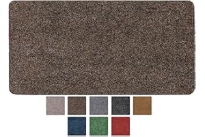 ANRO Poet Mata podłogowa, wycieraczka, zmywalna, wodoodporna, wytrzymała, do przedpokoju, kuchni, sypialni, brązowa, 40 x 80 cm