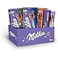 Milka Selection Gift Box, Assorted Chocolate Bars, Delightful Mix of Flavours, 100 g Bars (Pack of 10 Bars)