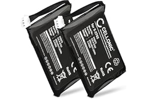 CELLONIC® 2X Batterie téléphone Fixe 5-2762 500mAh Compatible avec Philips ID555, Swissvoice Iron, Grundig Scenos, Scenos A sans Fil Maison Longue Utilisation