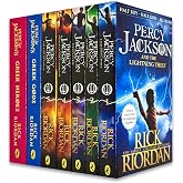 Percy Jackson Collection 7 Books Set By Rick Riordan (Lightning Thief, Sea of Monsters, Titan's Curse, Battle of the Labyrint