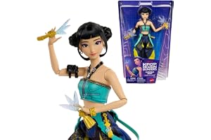 Mattel KPop Demon Hunters HUNTR/X Zoey modedocka | Med "How It's Done"-scenlook, Spirit Blades-tillbehör, inspirerad av filmen, JRN37
