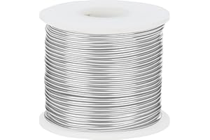 Belle Vous Bobina Filo Alluminio per Bigiotteria (30 m) - Filo Alluminio 2mm Rotoli Flessibili - Filo Modellismo Faidate, Sculture, Gioielli, Perline, Ghirlande e Alberi Bonsai