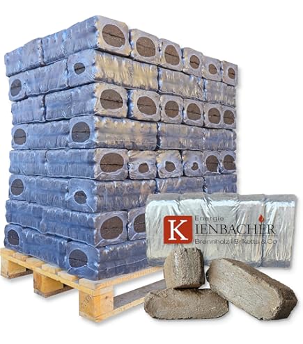 PiniKay 8-eckig Premium Buchenholzbriketts Briketts Brennholz 960kg Palette Kaufen Bei