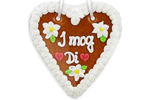 ‎LEBKUCHENWELT Lebkuchenherz - 18cm - I mog Di