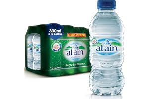 Al Ain Bottled Drinking Water, 330 ml, Pack of 12