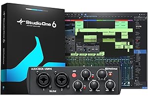 PreSonus AudioBox USB 96 - Interfaccia Audio 25° Anniversario, 24-Bit/96kHz, 2 Ingressi Combo, Preamplificatori di Alta Qualità, Compatibile Mac/Windows, con Pacchetto Software