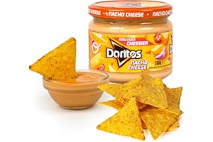 Doritos Nacho Cheese Dip – Smooth and Creamy Cheese Salsa for Chips, Vegetables, and Snacks – 280g Jar (Pack of 2) – Blue Nile Foods