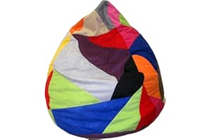 Heunec 670891 – Pouf Patchwork 120 L, Multicolore