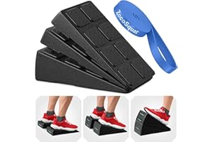 ‎ZOCOSQUAT Squat Wedge – Kniebeugen-Keil-Block 235,9 kg Tragkraft – Schrägbrett für Wadendehnung – Wadendehner, schräges Brett – Yoga-Blöcke