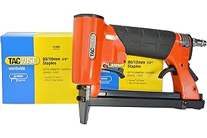 Tacwise 1288 A8016V Druckluft Polster Tacker mit 20.000 x 10–12 mm Heftklammern, verwendet Typ 80/4–16 mm Heftklammern