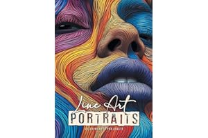 Line Art Portraits Malbuch für Erwachsene: Outline abstrakte Muster Malbuch Erwachsene | abstrakte Portraits Malbuch | abstrakte Kunst Malbuch: ... book (Line Art Coloring Books, Band 2)