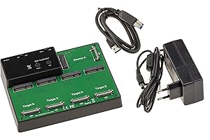 KALEA-INFORMATIQUE Docking Station USB pour 5 SSD mSATA avec Liaison USB3.0 et Fonction CLONAGE. Dock fourni avec Alimentation Externe