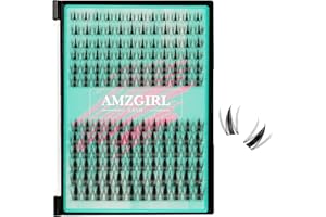 AMZGIRL LASH Doczepiane rzęsy Manga, 8-16 mm, Fairy Cluster Lashes DIY, sztuczne rzęsy, bardzo cienkie, niewidoczne, naturalne sztuczne rzęsy anime