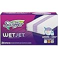 Swiffer Wetjet Hardwood Mop Pad Refills for Floor Mopping and Cleaning, All Purpose Multi Surface Floor Cleaning Product, 24 Count