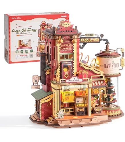 DIY Miniatuur Poppenhuis Kit - Retro Houten Ambacht voor Volwassenen
