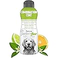 TropiClean PerfectFur Dog Shampoo - Used by Groomers - Derived from Natural Ingredients - Shed Control Formula for Combination Coat Breeds like Golden Retrievers & Border Collies - 473ml