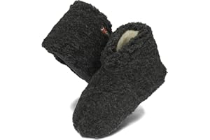 BeComfy Kapcie z owczej wełny męskie i damskie bardzo ciepłe kapcie wełniane do kostki 36-46 EU