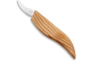 BeaverCraft Nóż do rzeźbienia w drewnie Nóż Whittling dla początkujących C18 - Chip bezpieczeństwa Nóż rzeźbiarski Narzędzia do rzeźbienia w drewnie dla początkujących - Sloyd Small Carving Nóż ogólny