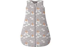 Looxii Śpiwór dziecięcy 2,5 TOG 100% bawełna zimowy śpiwór dla malucha