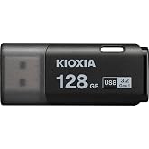 KIOXIA TransMemory U301 128GB USB Bellek &ndash; USB 3.2 Gen 1, Siyah