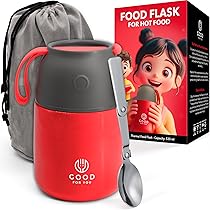 Geïsoleerde Voedselcontainer - 530 Ml - Roestvrijstalen Thermosfles Voor Warme Maaltijden