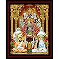 SAF paintings Kali MATA ji Framed Acrylic Glass Painting 14 inch x 11 inch SANFR32