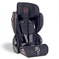 RyRy Scallop Foldable Compact Car Seat & Travel Bag - 4 Colour Options - Toddler Isofix Car Seat Top Tether/Seat Belt Fitting - Portable Car Seat for Kids 15 Mths+
