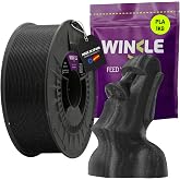 WINKLE HD Glitter PLA Filament (Particles) Galaxy Black | 3D Printer Filament | PLA Filament 1.75mm 1kg | Dimensional Accurac