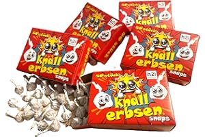 h2i Knallerbsen | 250 St. | Knallteufel Trickknaller Pop Snaper | der perfekte Scherzartikel für Silvester Halloween Geburtstag & Partys – Spaß garantiert |d| Jugendfeuerwerk & Kinderfeuerwerk Kat F1