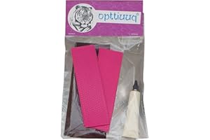 Opttiuuq FrontFoot Cricket Bat Toe Guard Set. Repair Kit Includes Fixing Instructions - Fluo Pink