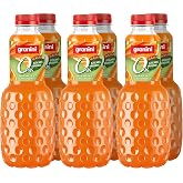 Granini 0% Classics - Orange and Carrot Refreshing Drink Pack 6 x 1L | Multifruit Drink with Vitamin C, E and D - No Added Su