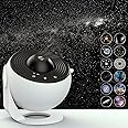 Star Projector,Planetarium Projector Galaxy for Bedroom,360 Degree Rotation Night Light with 4K Replaceable 12 Discs Large Projection Area Sky Kids Adults Gifts, White