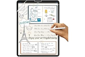 SUEEWE [2 Piezas] Protector Pantalla Mate para iPad Pro 11(2022/21/20/18) y iPad Air 5/4, Antirreflejo PET Protector Pelicula de Feel Like Efecto Papel para Dibujar y Escribir