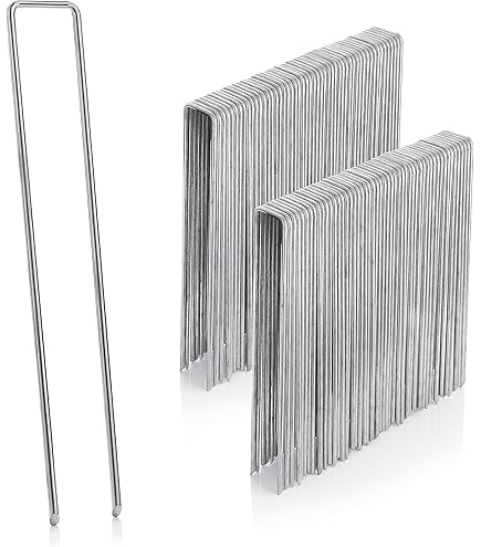 Piquets De Fixation En Acier Galvanisé à Chaud - Made In Italy - Pour Gazon Artificiel, Filets, Tuyaux - H150 X L30 X D3 Mm