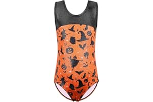 HUAANIUE Ragazza Ginnastica Leotard 3-12A Senza maniche Balletto Leotard Blu Ragazze Abbigliamento sportivo Ballando Viola Palestra Abito Leotards atletici Balletto Bambini Costume